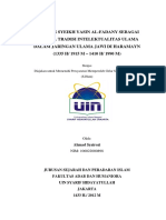 Peranan Syekh Yasin Al-Fadany Sebagai Penjaga Tradisi Intelektualitas Ulama Dalam Jaringan Ulama Jawi Di Haramayn (Ahmad Syairozi) PDF