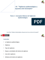 Cap III Tema i Conceptos Basicos de Vigilancia Epidemiologica