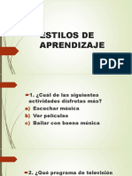 Estilos de Aprendizaje