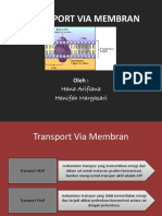 Transport Via Membran