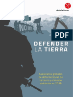 Defender La Tierra - Global Witness Informe Sobre Asesinatos de Defensores 2017 (1)