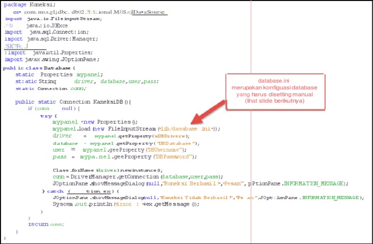 Java Database Connection Example | PDF