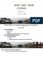 Subbase and Base Course: Group 2 CE133 - B06