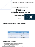 Sem 7 - Creacion y Aniquilacion de Pares