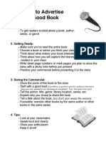 how to advertise a book pdf