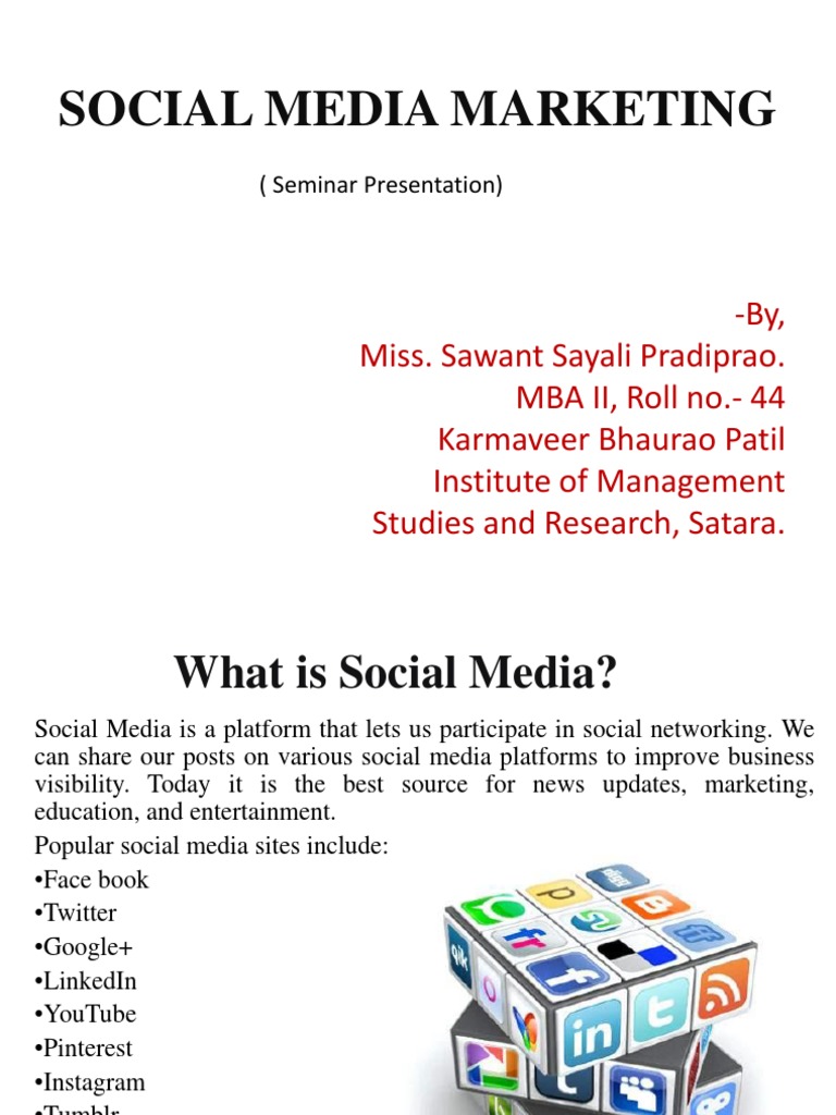 Social Media Marketing Insights | PDF | Social Media Marketing | Social ...