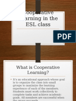 Cooperative Learning in the ESL Class
