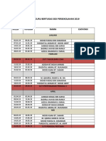 Jadual Guru Bertugas Sesi Persekolahan 2019