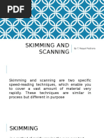 Skimming and Scanning Worksheets Guide | PDF | Speed Reading | Reading ...