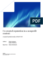 Co-Created Reputation in A Nonprofit Context:: A Mixed-Method Study of SACC-DC
