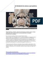 Filosofia Felicidad Aztecas-mexicas