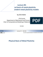 Lecture 9 (Dirk Mohr, ETH, Rate-Dependent Plasticity and Fracture) PDF