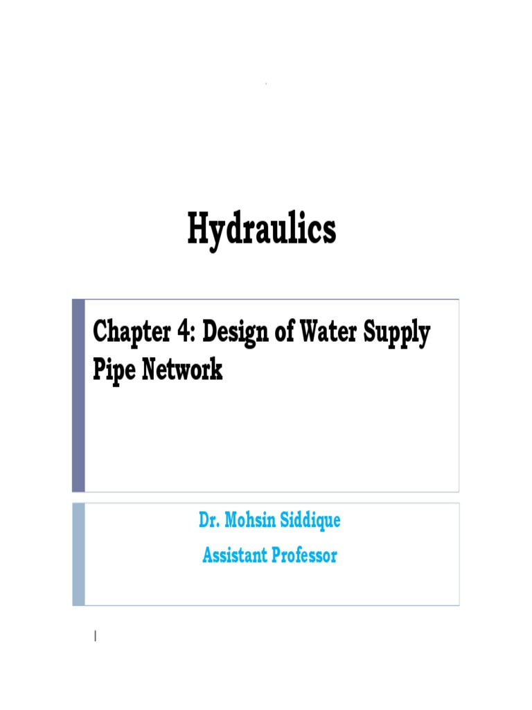 Water Supply Network Design Principles | PDF | Water Supply Network ...
