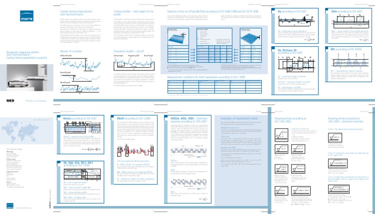 Surface Roughness Parameters - EN - 2009 PDF | PDF | Surface Roughness ...