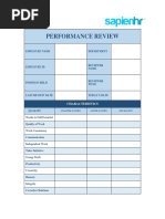 Monthly Technician Performance Review | PDF | Performance Appraisal ...