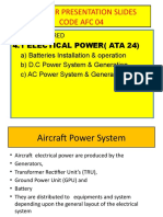 Battery Installation and Operation