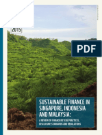 Sustainable Finance in Singapore, Indonesia and Malaysia