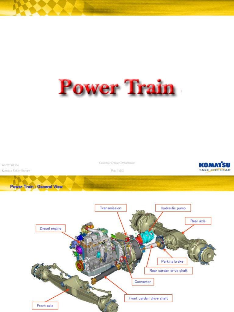 Komatsu Utility Power Train Overview | PDF
