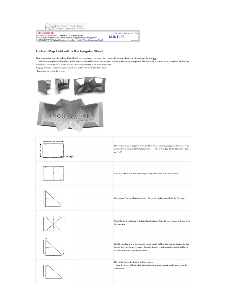 Turkish Map Fold With A Rectangular Sheet | PDF | Teaching Mathematics