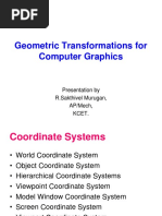 2D & 3D Transformations