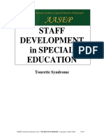 Staff Development in Special Education: Tourette Syndrome