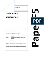 F5 Performance Management Fundamentals Level Skills Module Paper