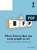 Three Letters That You Want People To See: Business and Finance Professional