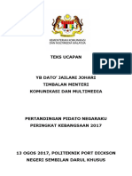 170814-Teks Ucapan - Pertandingan Pidato Negaraku PDF