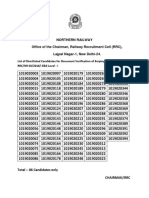 Shortlisted DV Level 1