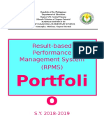 Result-Based Performance Management System (RPMS) : Portfoli o