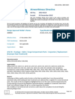 Airworthiness Directive: Design Approval Holder's Name: Type/Model Designation(s)