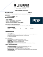 Material Safety Data Sheet: Luxuriant