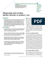 MEDICAL GRAND ROUNDS CME CREDIT ON DIAGNOSING AND TREATING BIPOLAR DISORDER