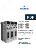 Spanish Unidrive M700 - 701 - 702 UG Issue 9 - 0478-0027-09 - Approved PDF