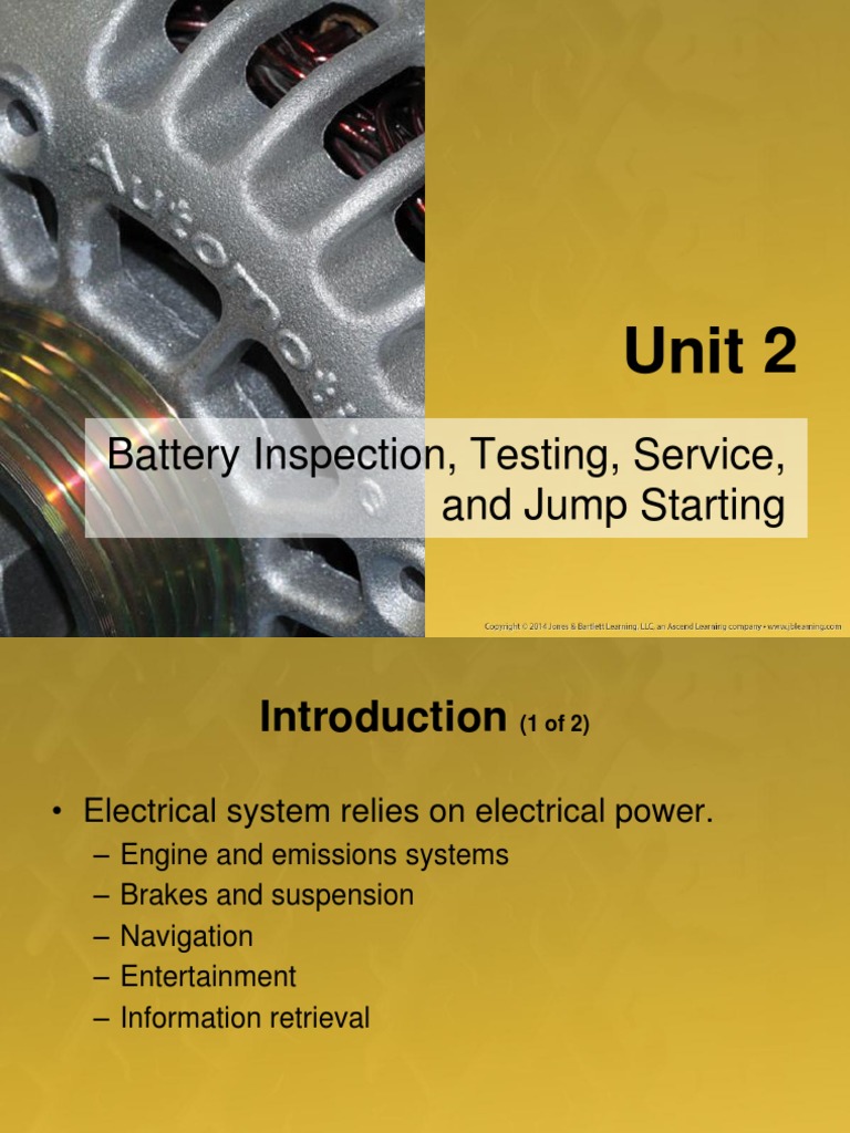 Battery Inspection and Testing Guide | PDF | Electric Current ...