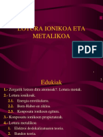 Lotura Ionikoa Eta Metalikoa