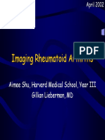 Imaging Rheumatoid Arthritis: Aimee Shu, Harvard Medical School, Year III Gillian Lieberman, MD