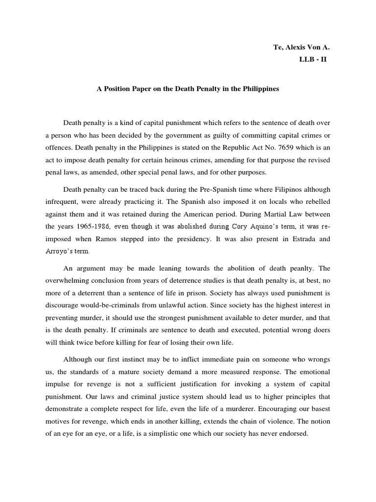 Death Penalty | PDF | Capital Punishment | Punishments