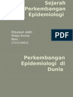 Sejarah perkembangan epid