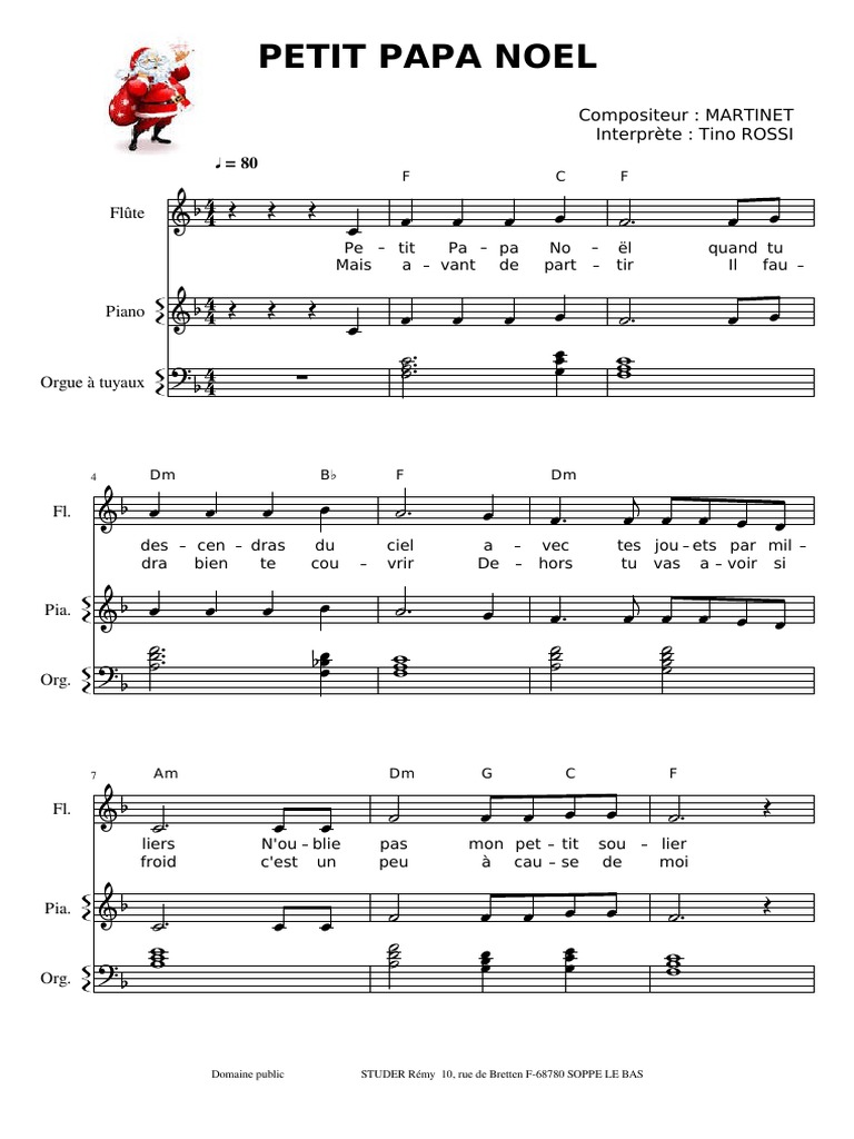 Petit Papa Noel: Pe Mais tit a Pa vant pa de No ël tir quand Il tu fau