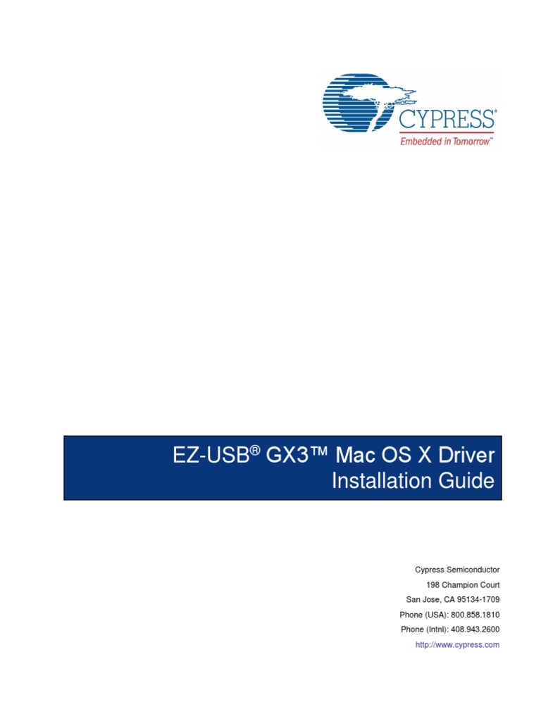 GX3 Mac Driver Installation Guide | PDF | Device Driver | Source Code