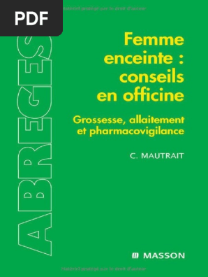 Abreges Femme Enceinte Conseils En Officine Pdf Pdf Grossesse Allaitement