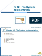 Chapter 12: File System Implementation: Silberschatz, Galvin and Gagne ©2013 Operating System Concepts - 9 Edition