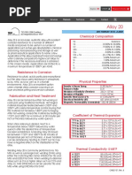 alloy20DataSheet PDF