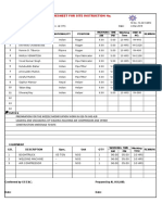 Si Time Sheet For 2 9b Tank Nozzle 42 A-B Modi