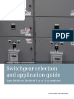 Switchgear Selection and Application Guide: Types GM-SG and GM-SG-AR 5 KV To 15 KV Metal-Clad