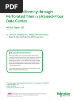 Airflow Uniformity Through Perforated Tiles in A Raised-Floor Data Center