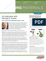 Teaching Materials: An Interview With Michael E. Porter