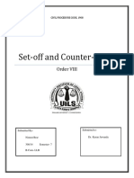 Set Off Vs Counter Claim