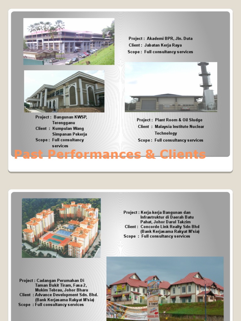 Past Consultancy Projects Overview | PDF | Art | Technology & Engineering